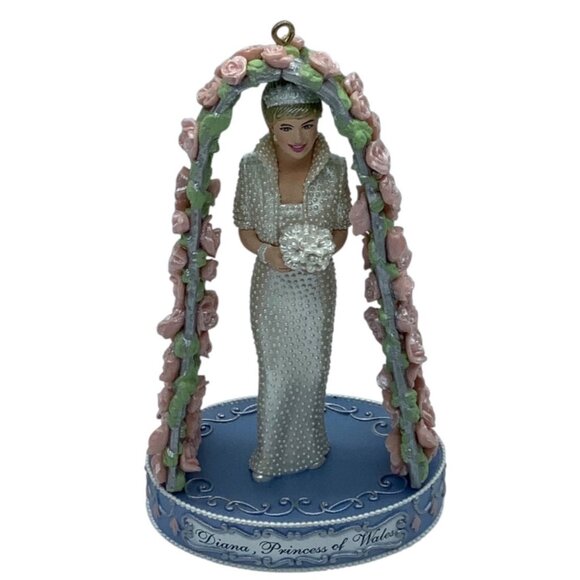 Princess Diana 10th Anniversary Heirloom Ornament Carlton Cards Boxed Wedding - Picture 1 of 7